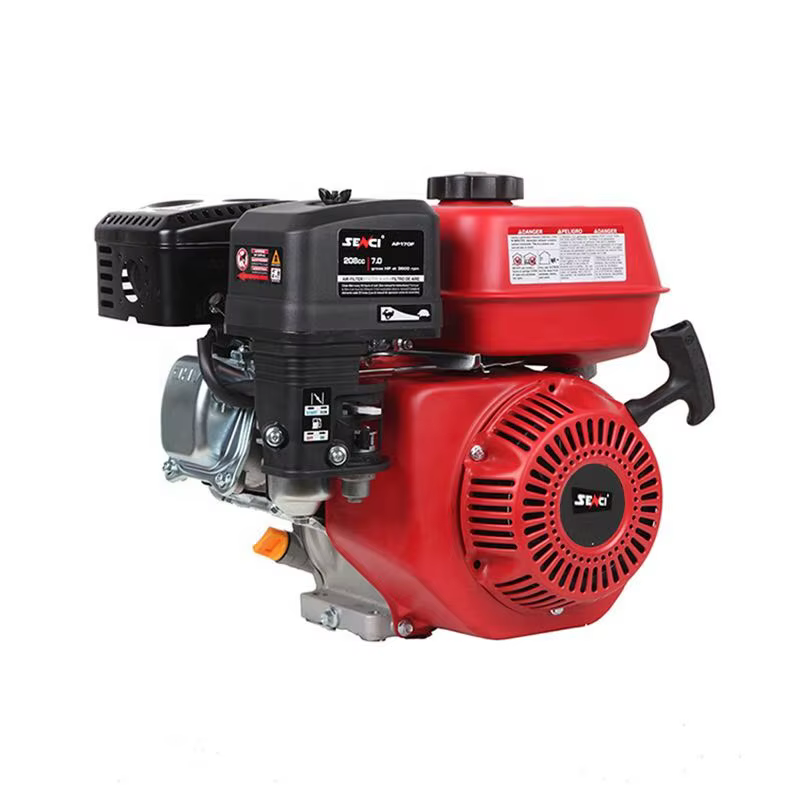 Senci Single Cylinder Gasoline Engine 7HP Petrol Horizontal Shaft Engine — image 2