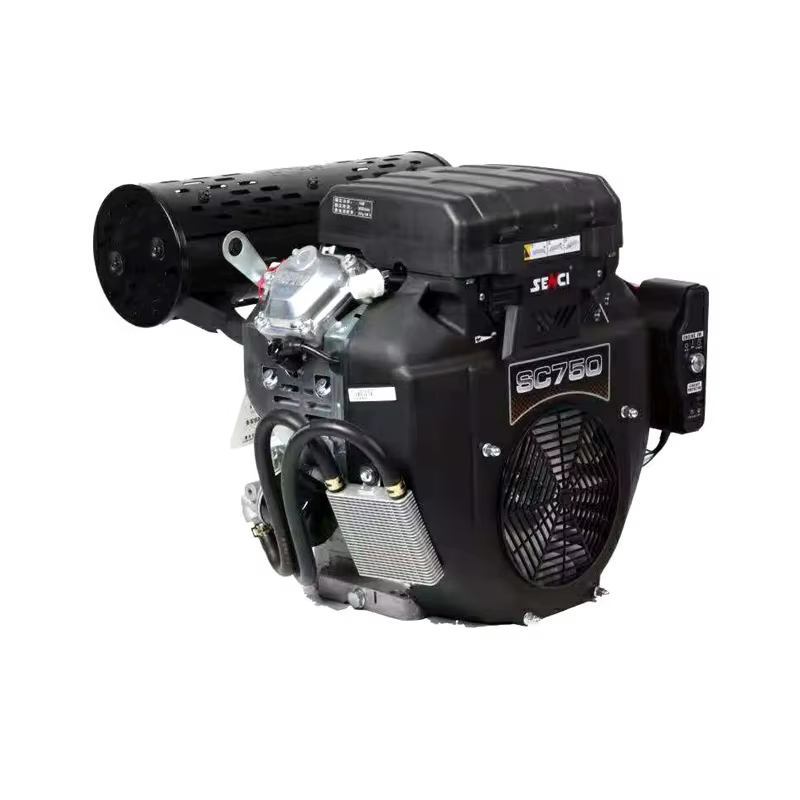 Senci Gasoline Engine 35HP 24 KW Two Cylinder 4 Stroke Air Cooled Petrol Engines — image 2