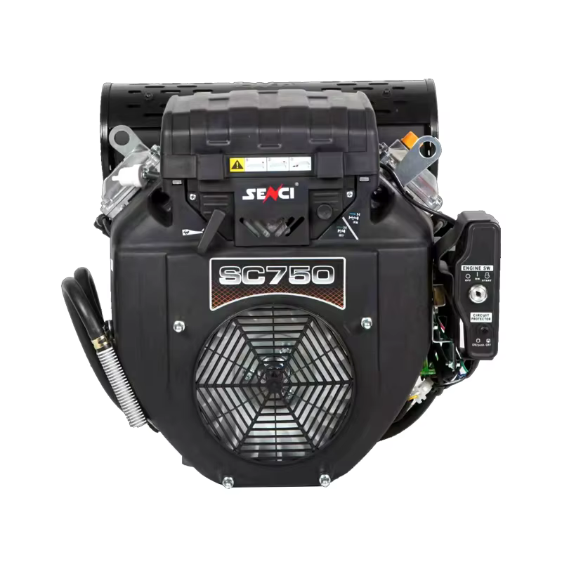 Senci Gasoline Engine 35HP 24 KW Two Cylinder 4 Stroke Air Cooled Petrol Engines — image 3