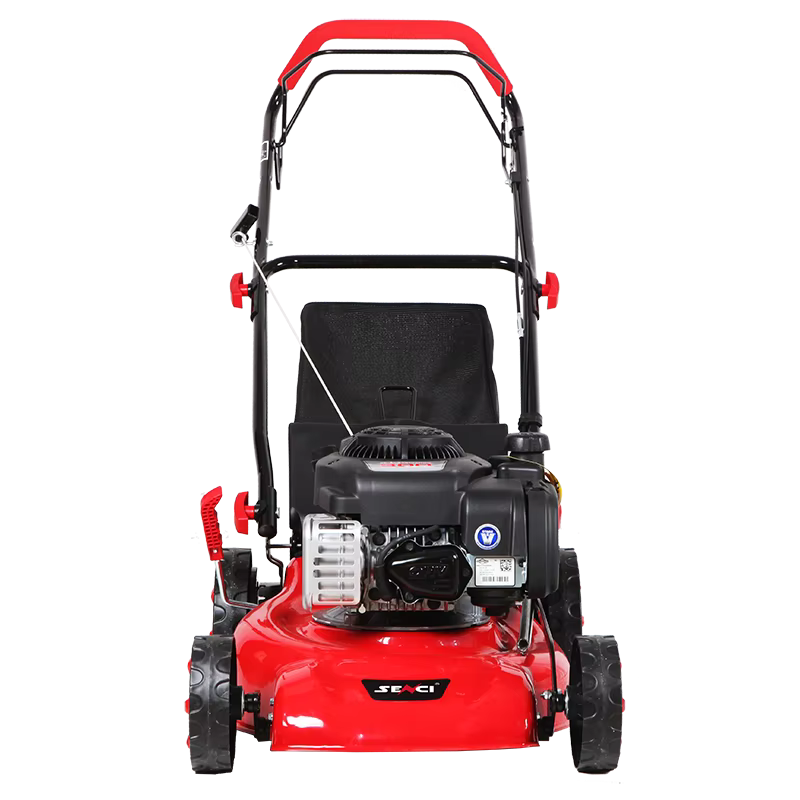 China Auto Senci LMA17P09 17'' 1.9 KW Hand Push Steel Deck Gasoline Remote Control Lawn Mower — image 3