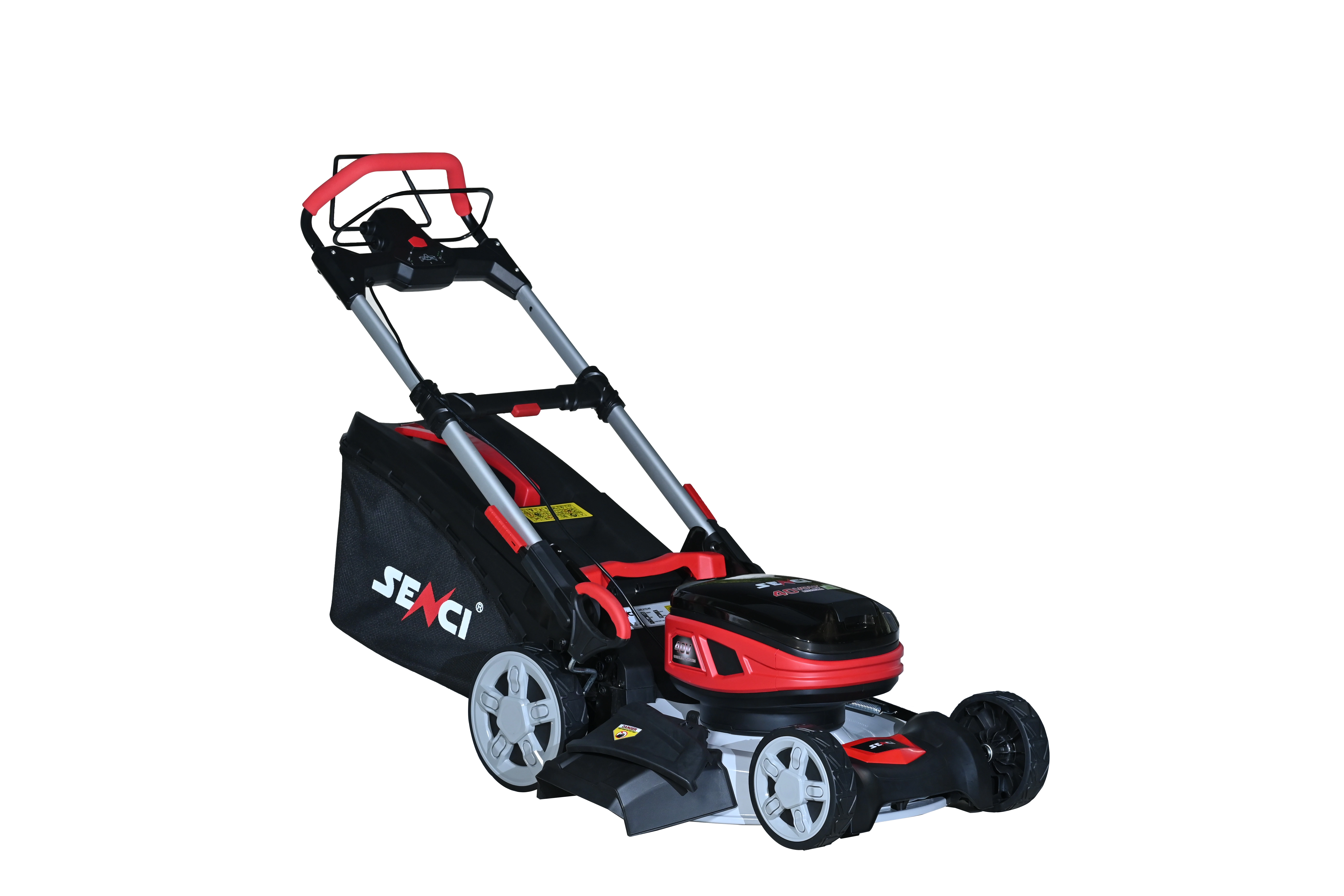 SENCI 21 Inches 40V Lithium Battery Lawn Mowers Battery Lawn Mowers for Grass Cutting Electric Lawn Mower Hand Push — image 6