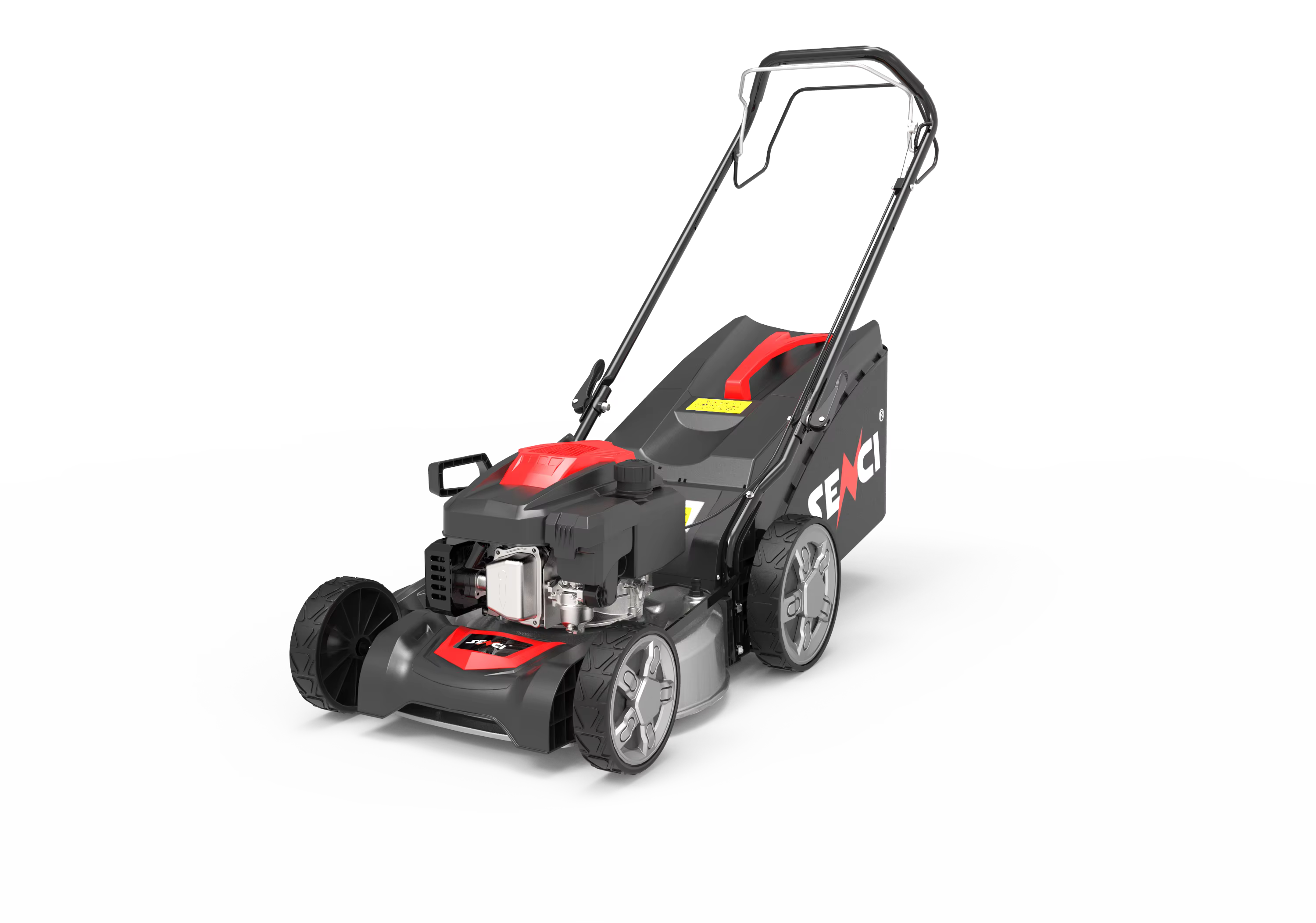 Senci 22 Inches LMB 22P03 Simple Version Cordless Self Propelled Petrol Lawnmower with Bag — image 2