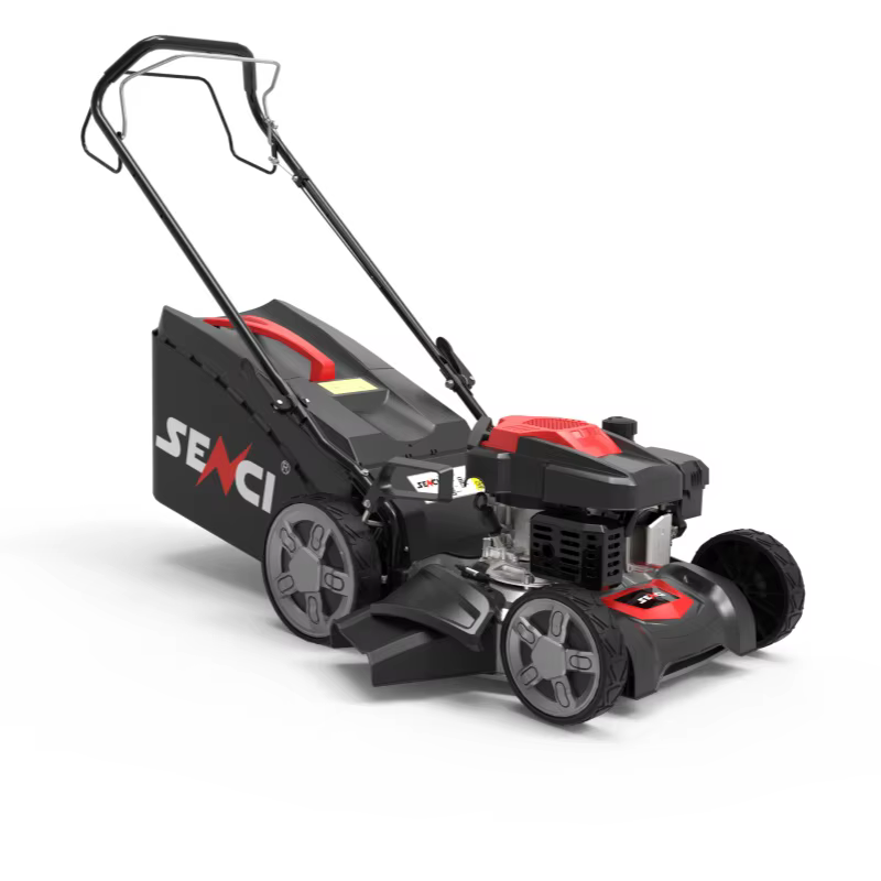 Senci 21 Inch 2.6KW Engine Telescopic Aluminum Alloy Handle Gasoline Lawn Mowers With 65L Grass Catcher — image 5