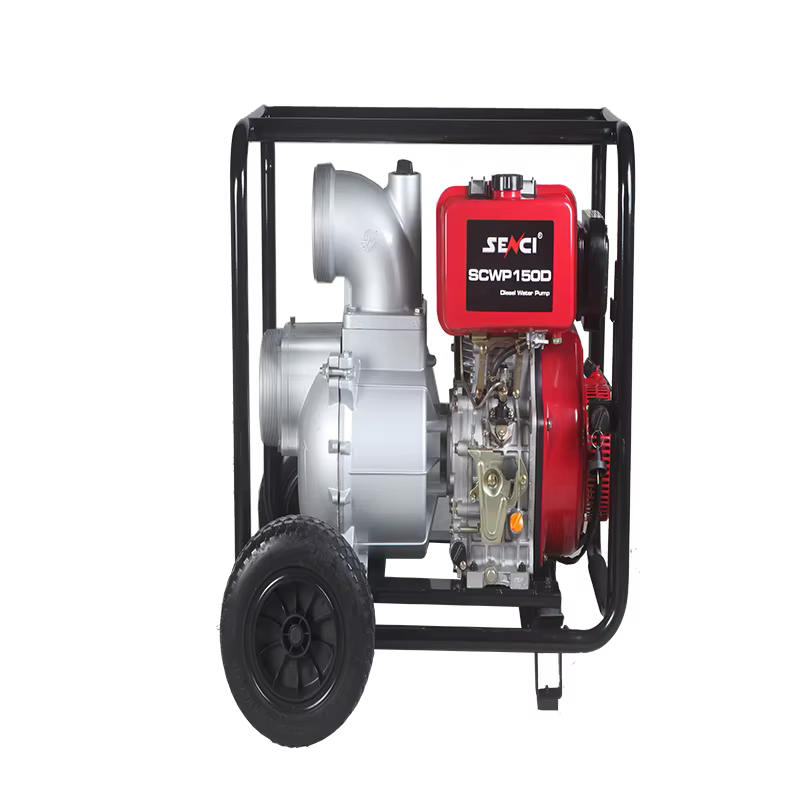 Senci Diesel Water Pumps 3 Inch High Pressure Diesel Engine 296cc Machinery Equipment — image 2