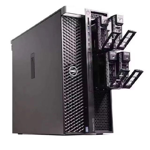 Original Factory PRECISION 7820 TOWER 4110 2.1GHz/64G/2*2TB/P1000 4G/DVDRW /950W De Ll T7820 Workstation — image 5