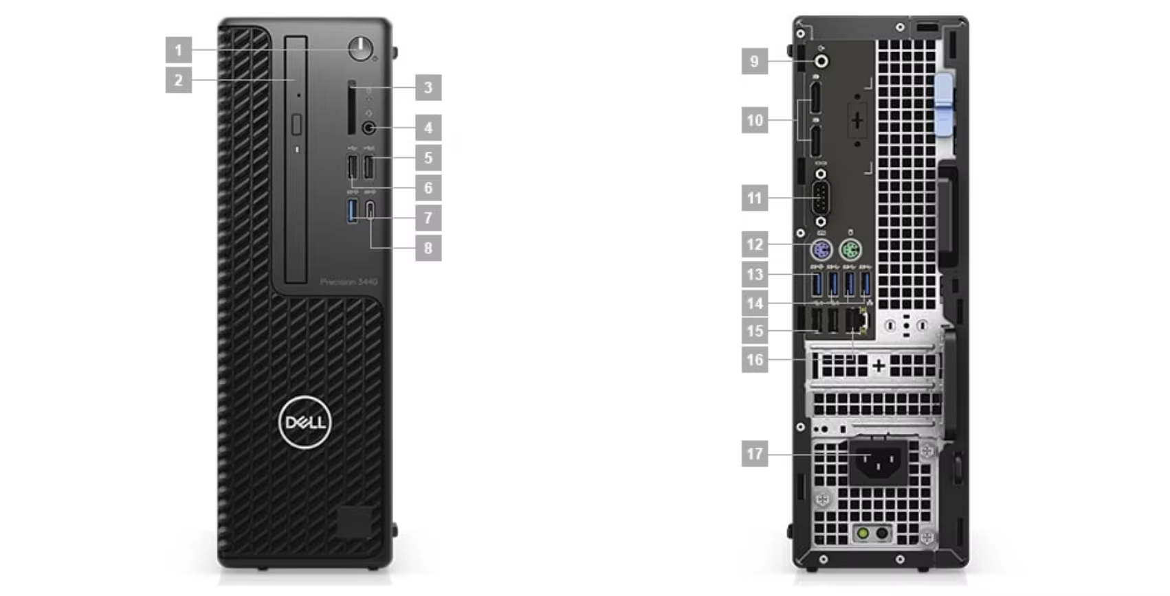 Del l Precision T3440 Small Form Factor Workstation Desktop Workstation D Ell Computer Server Precision T3440 — image 4