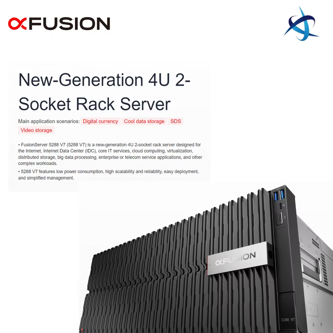 FusionServer 5288V6 V7 4U Rackmount Servers for Enterprise Data Center Virtualization and High Performance Computing Workloads — image 3