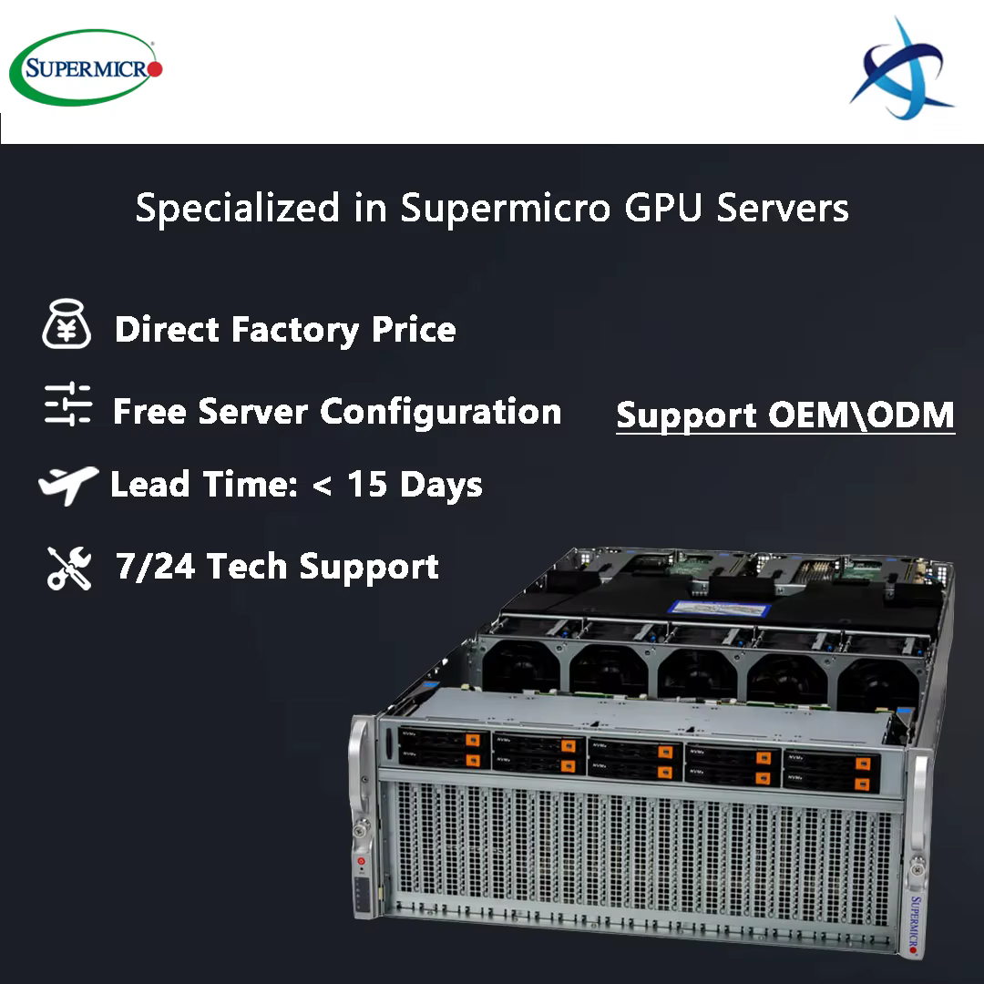 Supermicro 4U GPU Server SYS 420GU TNXR High Performance Computing System HGX A100 4-GPU 4U Server for AI Training — image 3