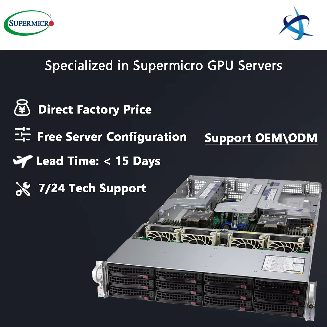 Supermicro Ultra SuperServer SYS 620U TNR 2U Rackmount Server with Dual 3rd Gen Intel Xeon Scalable Processors 12 Hot Swap Bays — image 2
