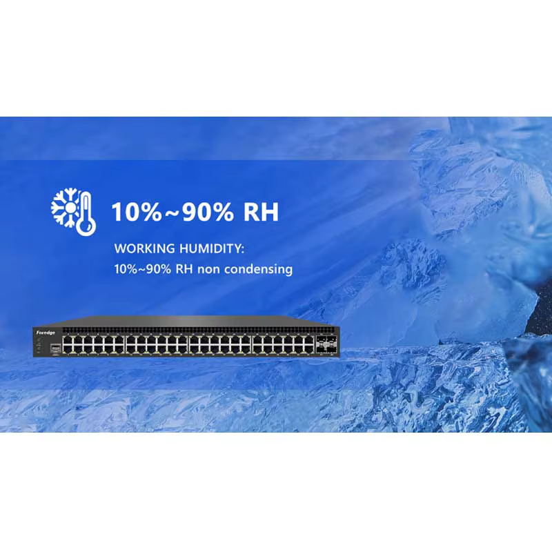 S5700 48GP 4TFR 48 Port Gigabit PoE+ Managed Network Switch with 4 SFP 10G Uplinks L3 Routing SNMP QoS for Surveillance Wireless — image 5