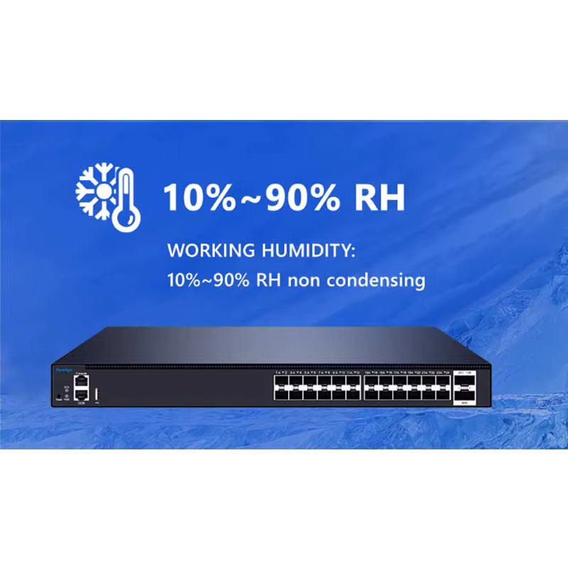 Spot Goods S6700 24TF 2QF 24 Port 10G SFP+ L3 Managed Switch with 2 Port 100G QSFP28 Uplink Data Center Enterprise Core Network — image 3