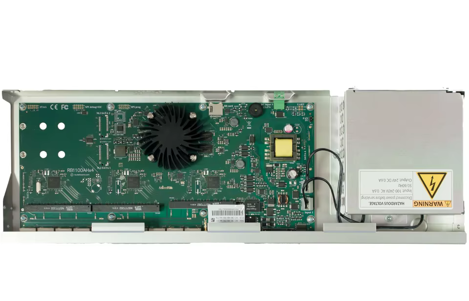 Mikrotik RB1100AHx4 Powerful 1U Rackmount Router with 13xGigabit Ethernet Ports AL21400 CPU with Four A15 Cores Router — image 3