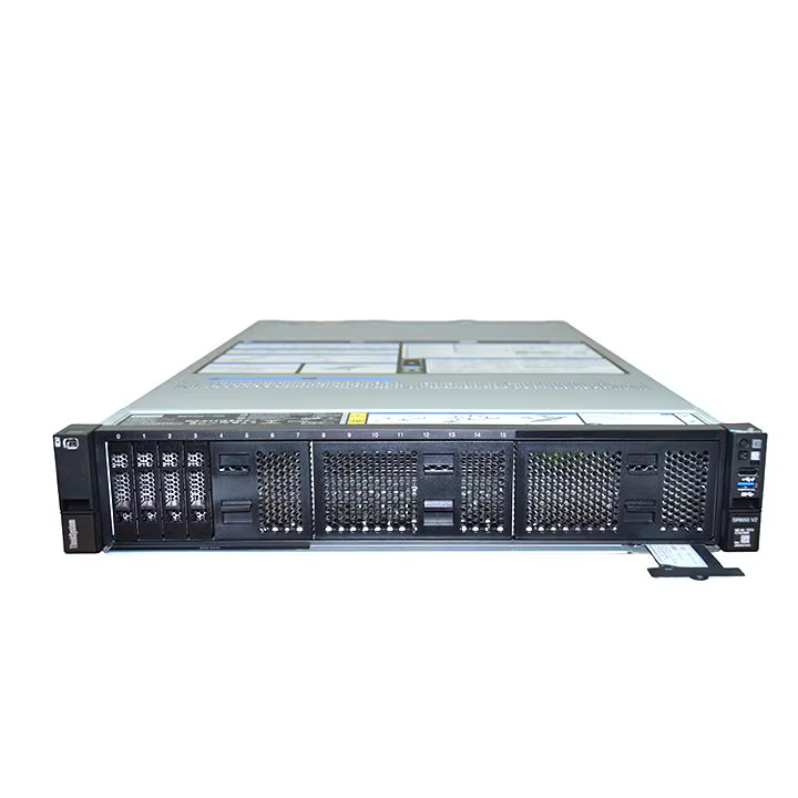 Brand New Intel Pentium Gold Thinksystem SR660V2 Tower Server 4310/32G/530-8i/Quad Gigabit/550W Power Supply SSD Office Stock — image 4