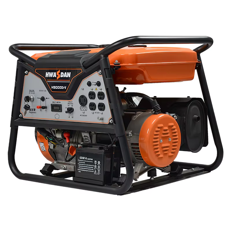Wholesale Low Fuel Consumption Electric Start 6kw 7kw Single Phase Open Type Gasoline Engine Generator — image 3