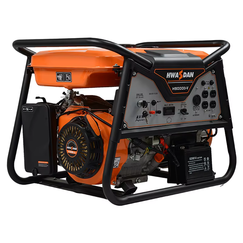 Hwasdan China Factory Open Frame 3kw 3000w 4 Stroke Single Phase Gasoline Generators with Electric Start — image 3