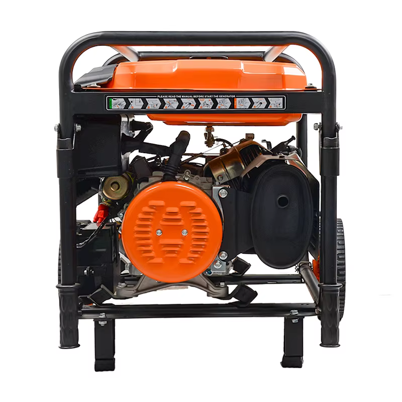 Hwasdan 7kw 7000 Watt Portable Gasoline Power Generator Open Frame Gasoline Generator with Wheel — image 4