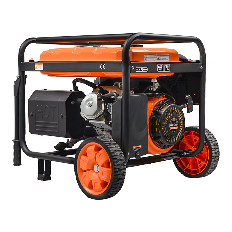 Hwasdan 7kw 7000 Watt Portable Gasoline Power Generator Open Frame Gasoline Generator with Wheel — image 6