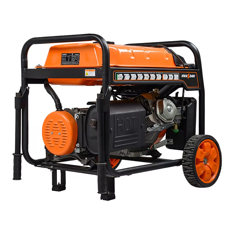 Hwasdan Factory Cheap Price Portable Gasoline Generator 7KW 7000w 4 Strokes Gasoline Generator — image 6