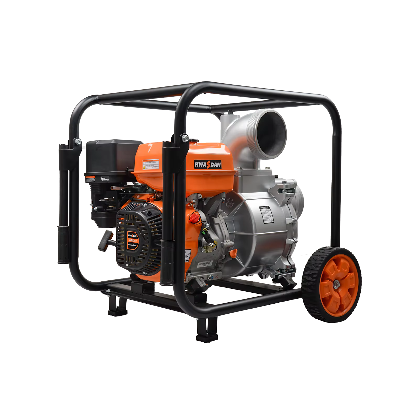 OEM Hwasdan Portable Mini Gasoline Engine Water Pump 13HP 6 Inch Metal Farm Irrigation System with Remote Monitoring — image 5