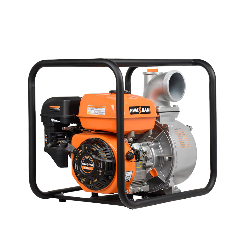 Hwasdan OEM Portable Gasoline Engine Metal Water Pump with Bearing 13HP Remote Monitoring 4 Inch for Farm Irrigation System — image 2
