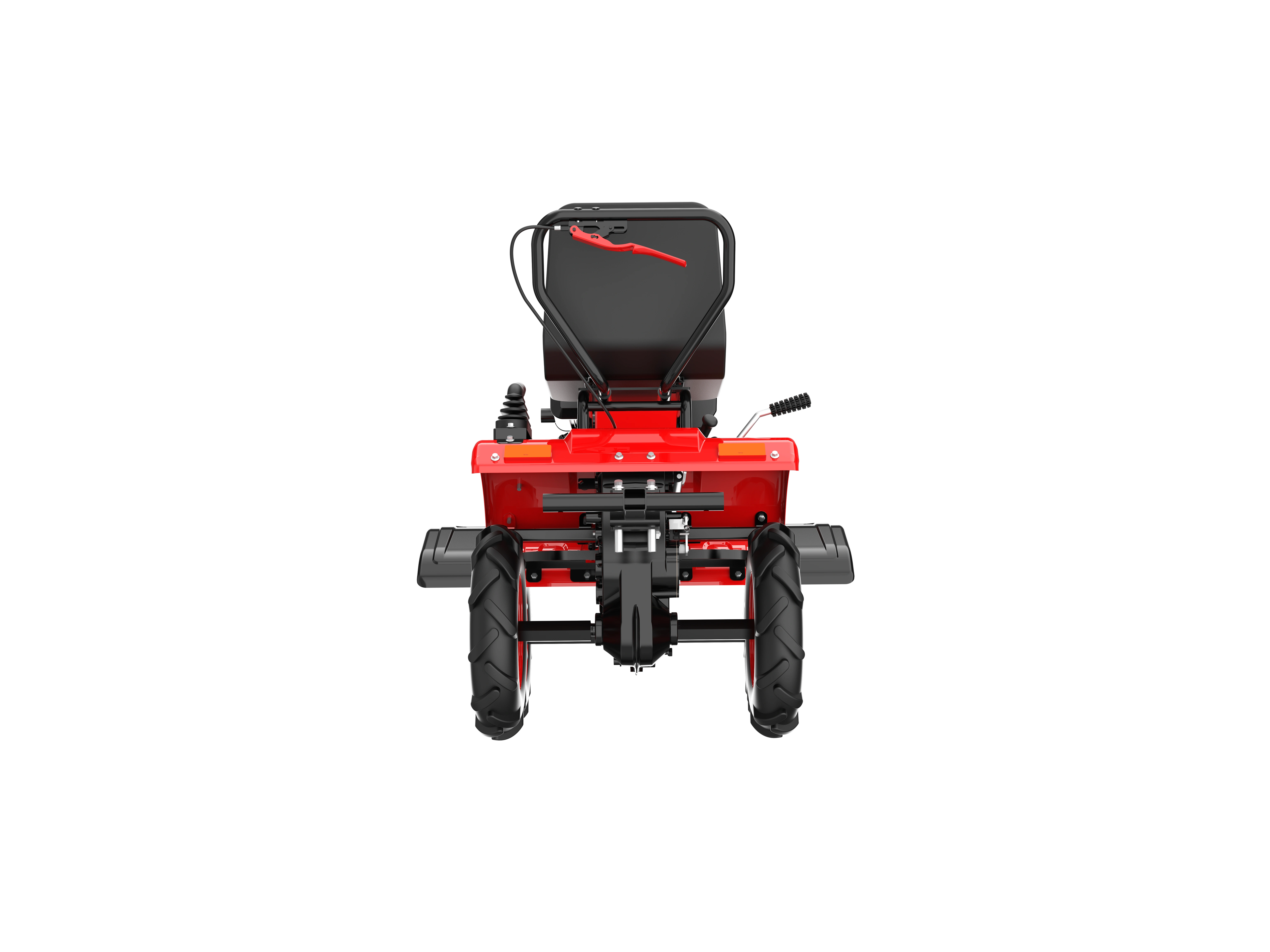Hwasdan  Hot Sale Mini 11HP 13HP Tracktors 4x4  AA Wheels Tractor Multifunctional Tractor Engine Red, Farm Tractor — image 3