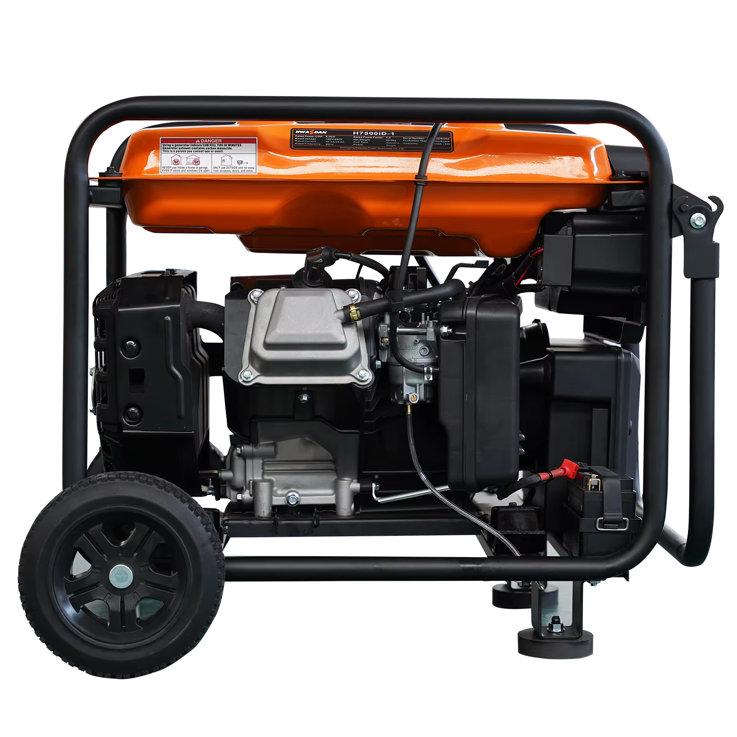Hwasdan HXQ1-260A Portable Gasoline Welding Machine Generator 2KW 230v 50Hz Remote Start Light Weight for Home&Factory Use 208CC — image 2