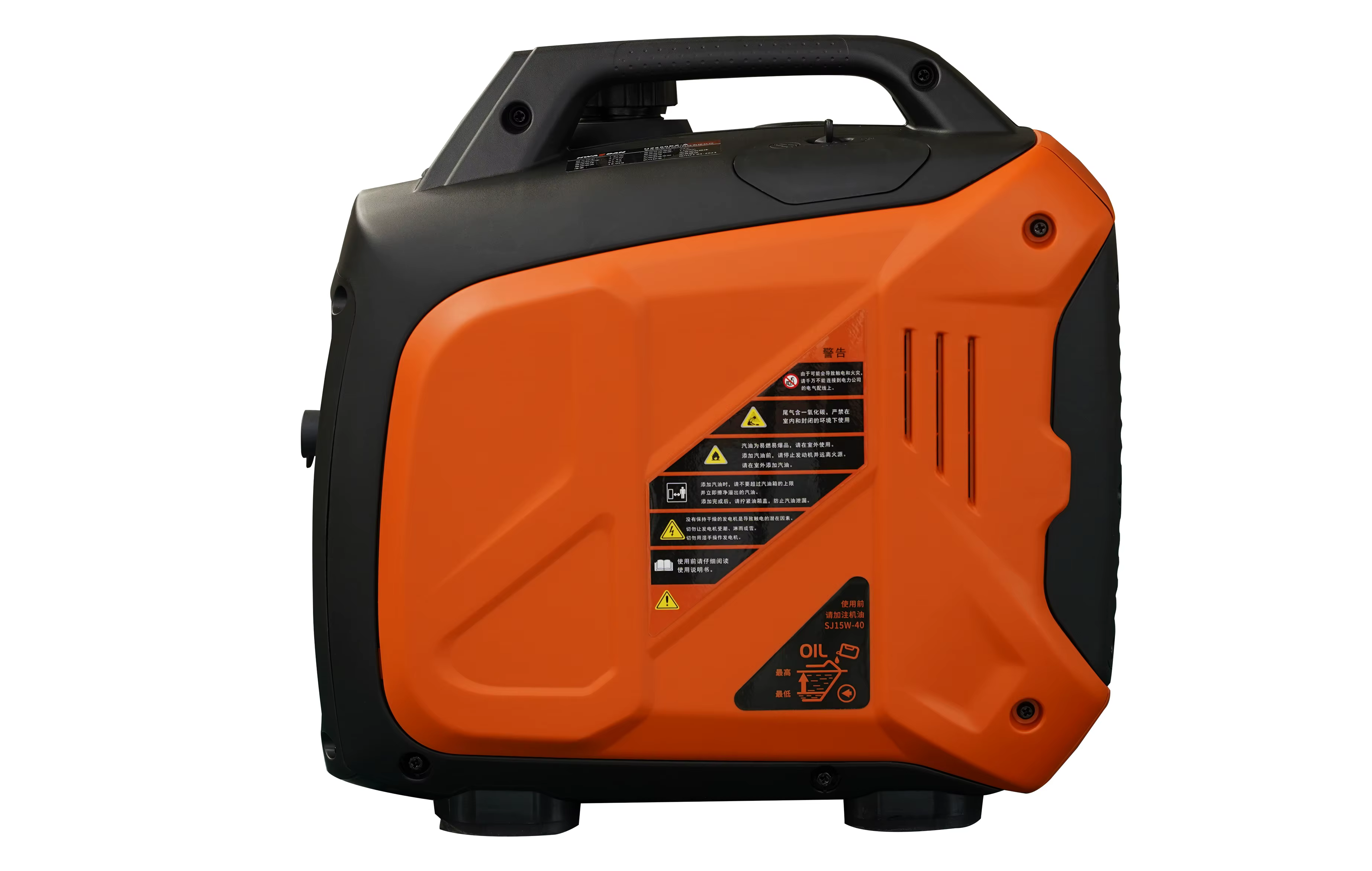 Silent 24V DC Inverter Gasoline Generator Charger 1.6KW/1800W AC Current 110/240V Petrol Dynamo for RV, EV & Car Air Condition — image 5