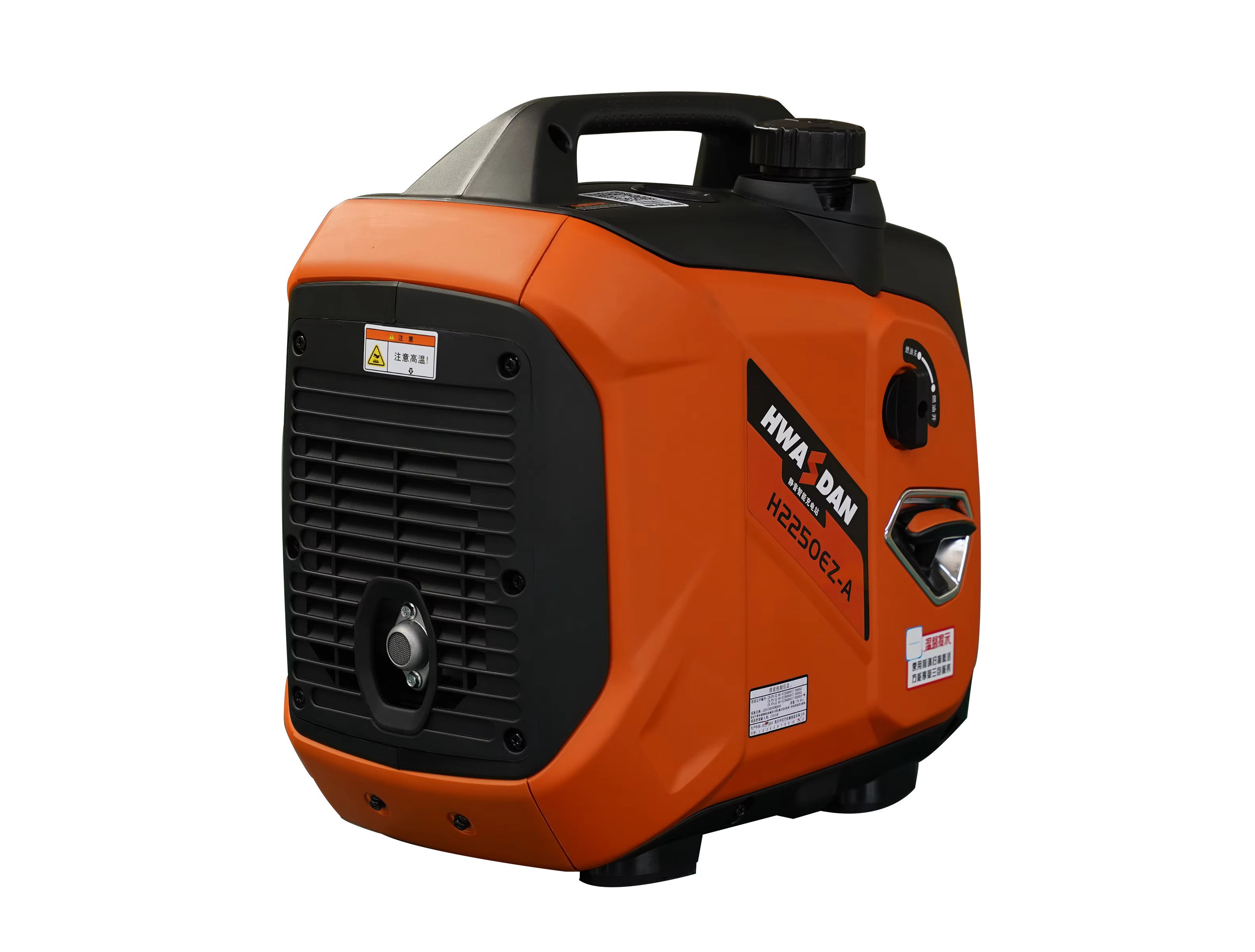 OEM Factory HWASDAN Silent 24V DC Inverter Gas Generator Charger 2KW 110/240 Volts Single Phase 60Hz — image 4