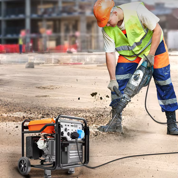 Factory Outlet 120V/240V Open Frame Generators Light&Portable 7200W 8KW Petrol Inverter Generator for Home Use &Outdoor Use — image 6