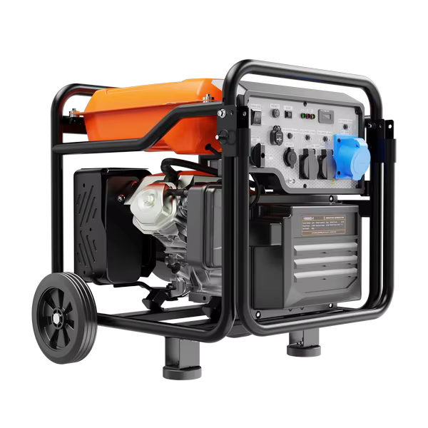 HWASDAN OEM Economical 7200W  8KW Big Power Rechargeable LPG Generators and Gasoline Generator With Wheels Dual Fuel Generator — image 2