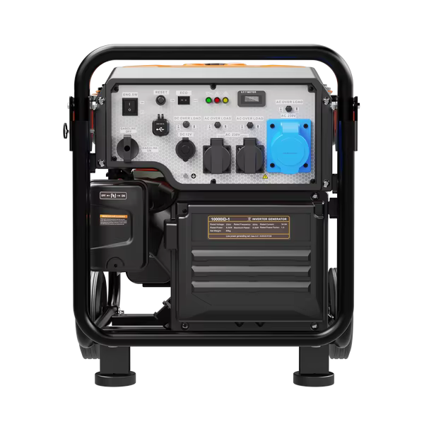 HWASDAN OEM Economical 7200W  8KW Big Power Rechargeable LPG Generators and Gasoline Generator With Wheels Dual Fuel Generator — image 4