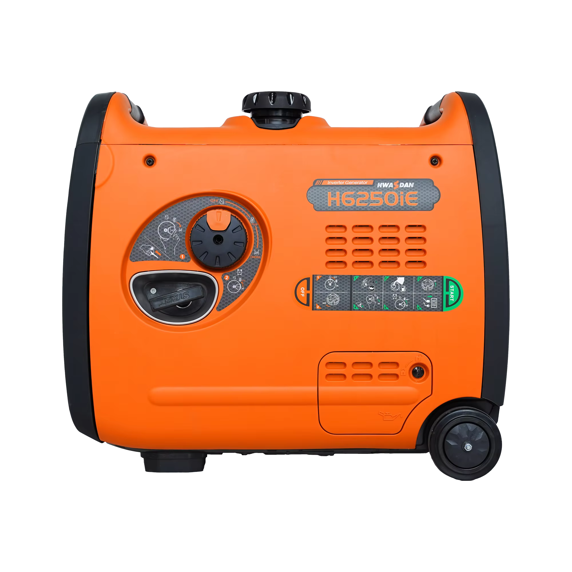Factory Price Single Phase 5kw DC/AC Gasoline Generator for Home Electric Super Quiet with Remote Start,60Hz and EPA Certified — image 2