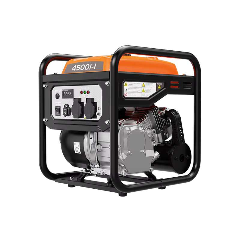 Hwasdan  4KW 3500w Gasoline Powered Open Frame Design Inverter Generators with Portable Electric Light  for House and Factory — image 2