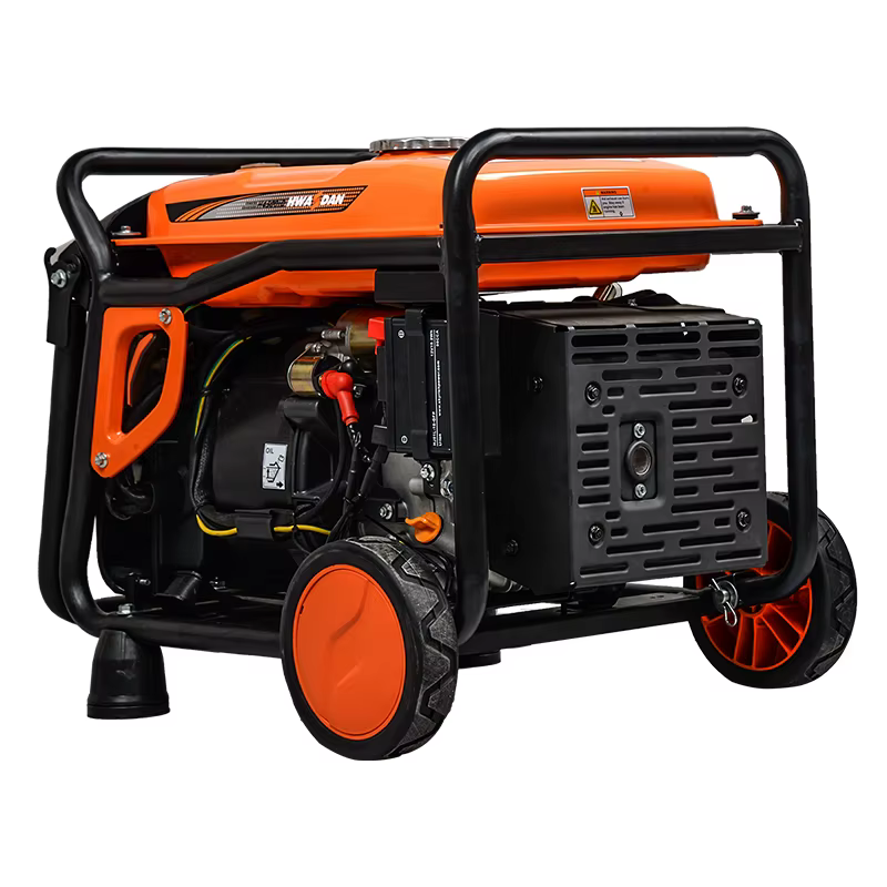 Hwasdan 3.5kw 4kw Open-Frame Inverter Generator Single Phase Standby Gasoline Generator Household Electrical Starting System DC — image 2