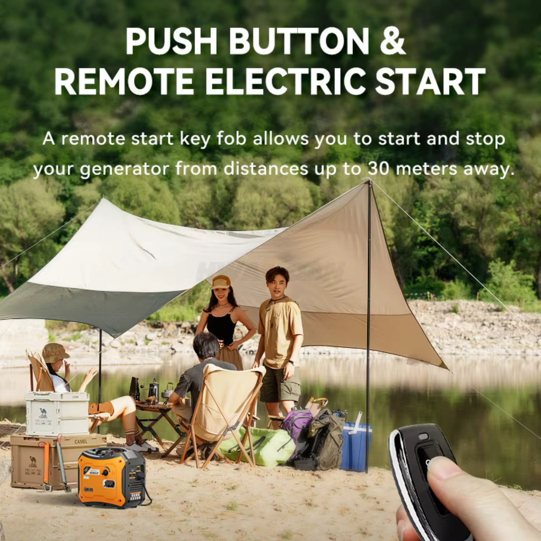 OEM Custom Portable Silent 2KW to 8KW Inverter Gasoline Generator Single Phase 100% Copper Windings Factory Price EPA Certified — image 6