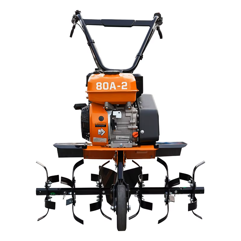 HWASDAN80A-2 Farming Equipment Recoil Start 7HP Deep Tillage 170F Gasoline Engine Power Ttiller Cultivators for Walking Tractor — image 2