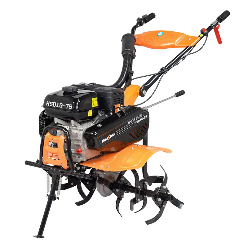 HWASDAN80A-2 Farming Equipment Recoil Start 7HP Deep Tillage 170F Gasoline Engine Power Ttiller Cultivators for Walking Tractor — image 4