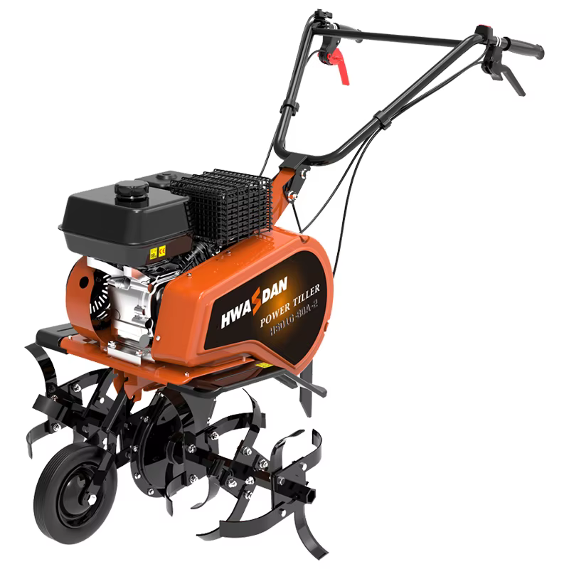 HWASDAN80A-2 Farming Equipment Recoil Start 7HP Deep Tillage 170F Gasoline Engine Power Ttiller Cultivators for Walking Tractor — image 5