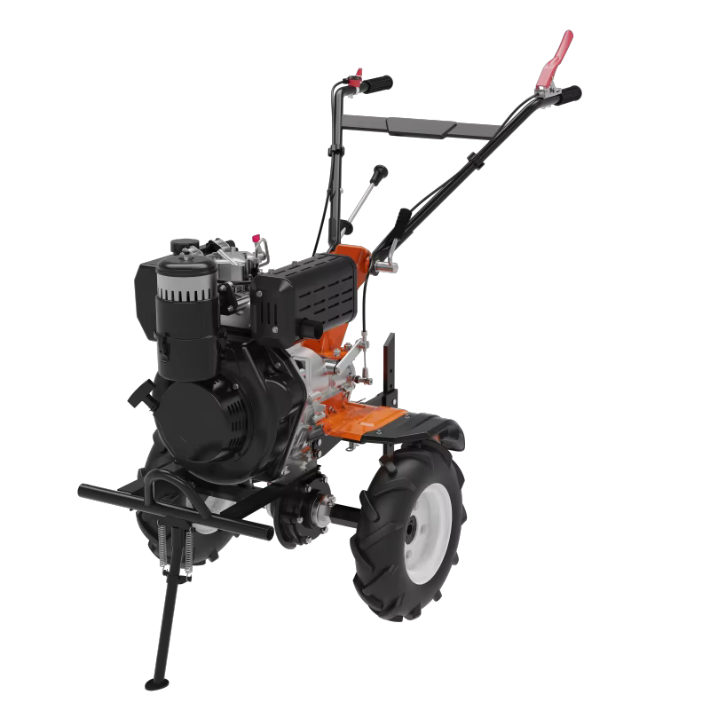 Factory Support Garden Tools Mini Agriculture Machinery Farming Equipment Cultivator Deep Tillage Cultivator Power Tiller Weeder — image 2