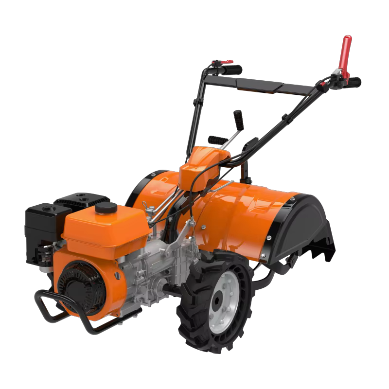 China Factory Supply Recoil Start 7HP Multifunctional Mini Farm Tiller Deep Tillage Gear Transmission Garden Tools Power Tiller — image 2