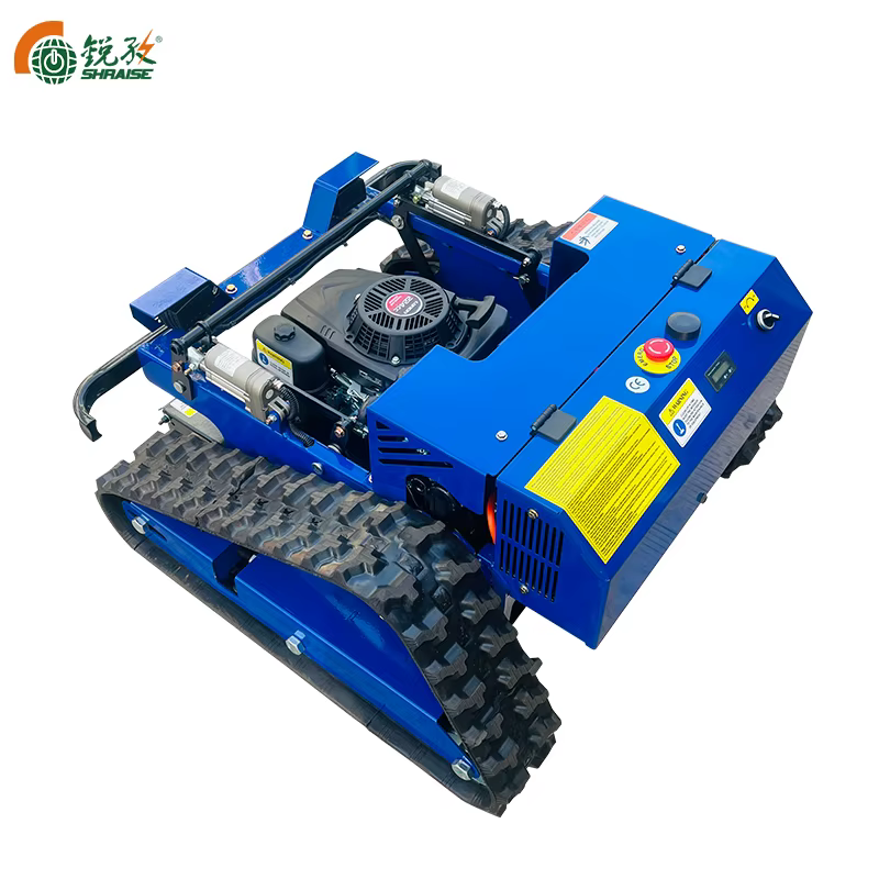 High Quality Crawler Remote Control Lawn Mower Lawn Mower Garden Use Grass Cutting Machine — image 2