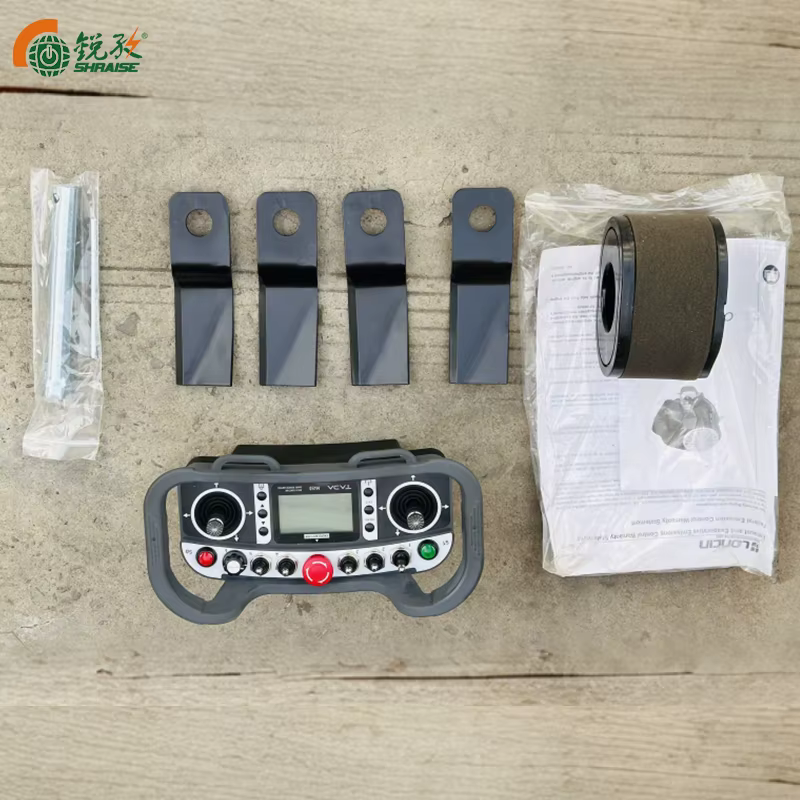 Remote Controlled Tracked Mulcher Multifunction Made in China Grass Cordless Electric Lawn Mower With Battery — image 3