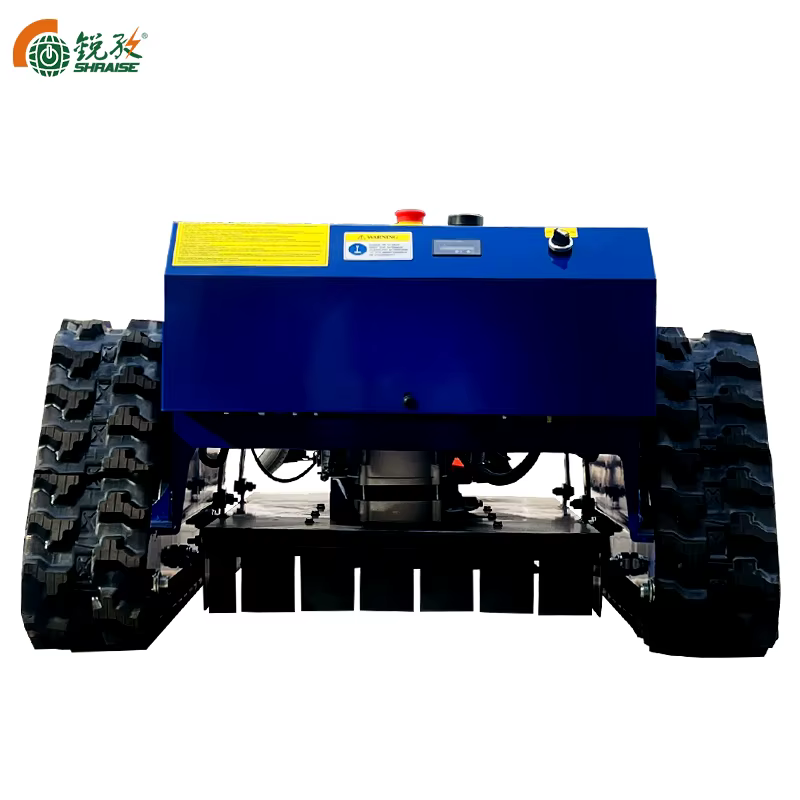 All Terrain Tracked Self-propelled Remote-controlled Gasoline Lawn Mower — image 2