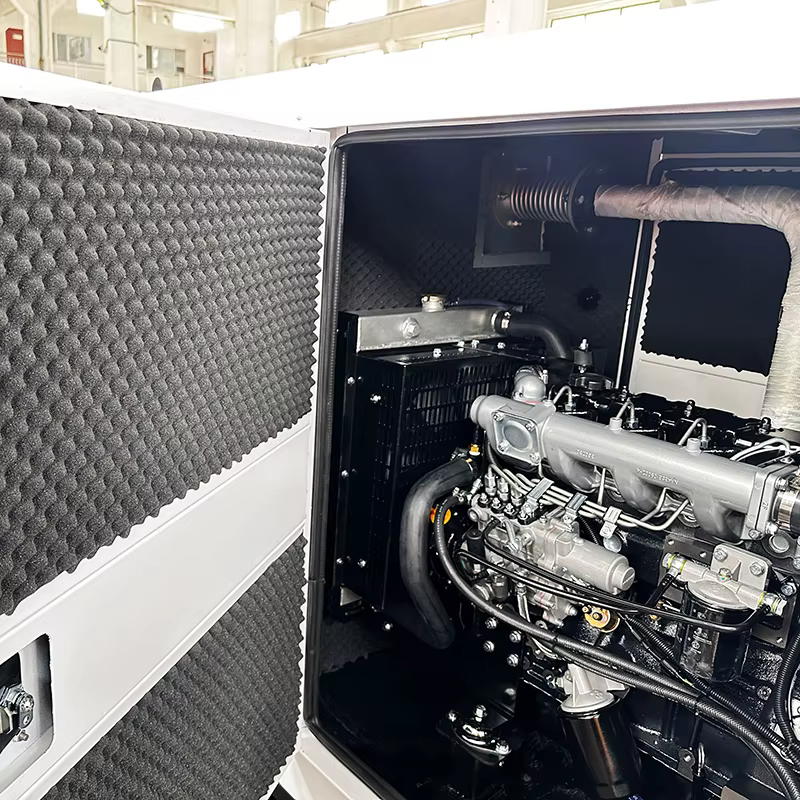 10KVA Auto Start Super Silent 25KW Open Frame Portable Diesel Engine Generator 50/60Hz Chinese Engine — image 6