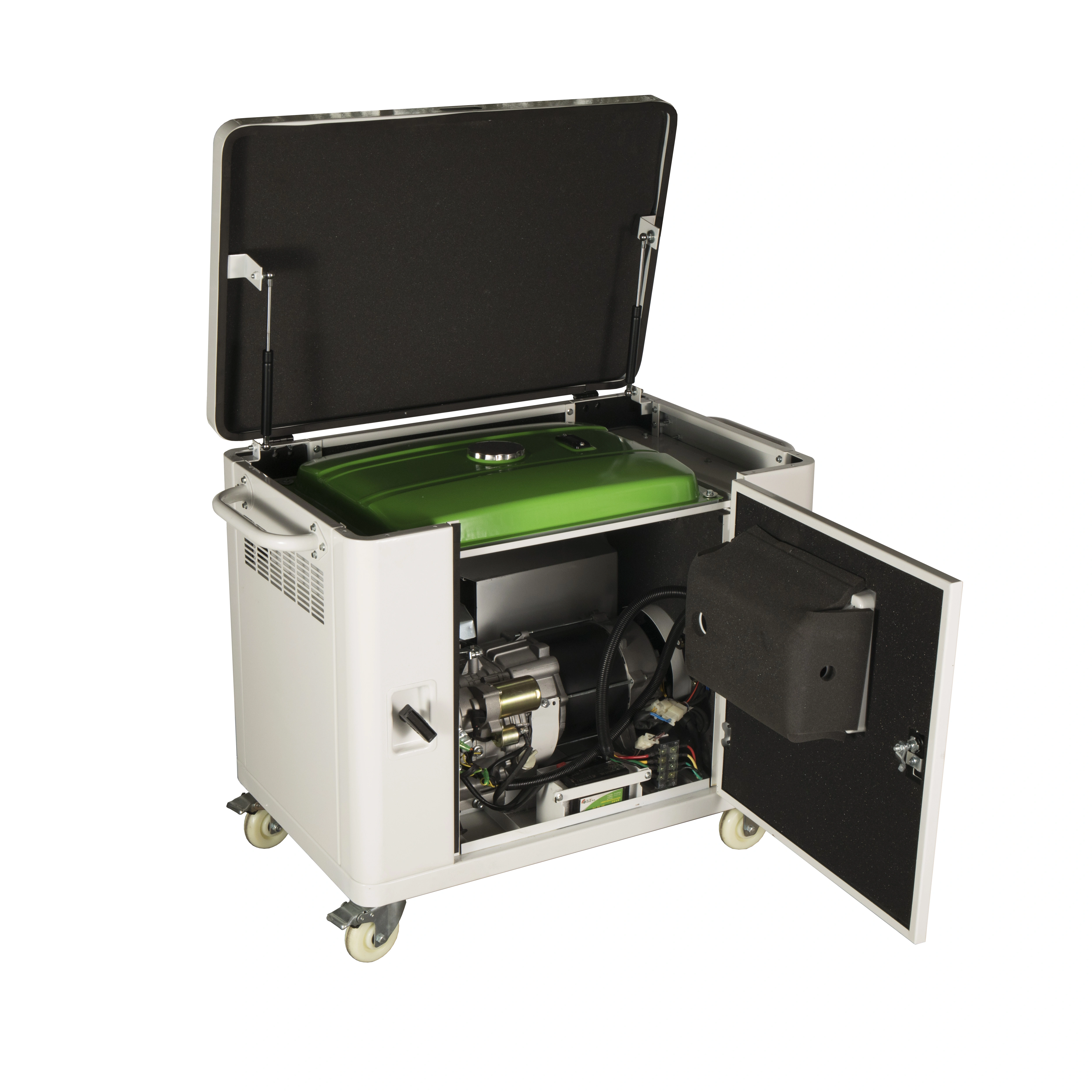 New Model 8KW 10KVA 220V 380V Portable Super Silent Power  Mini Gasoline Generator Set — image 2