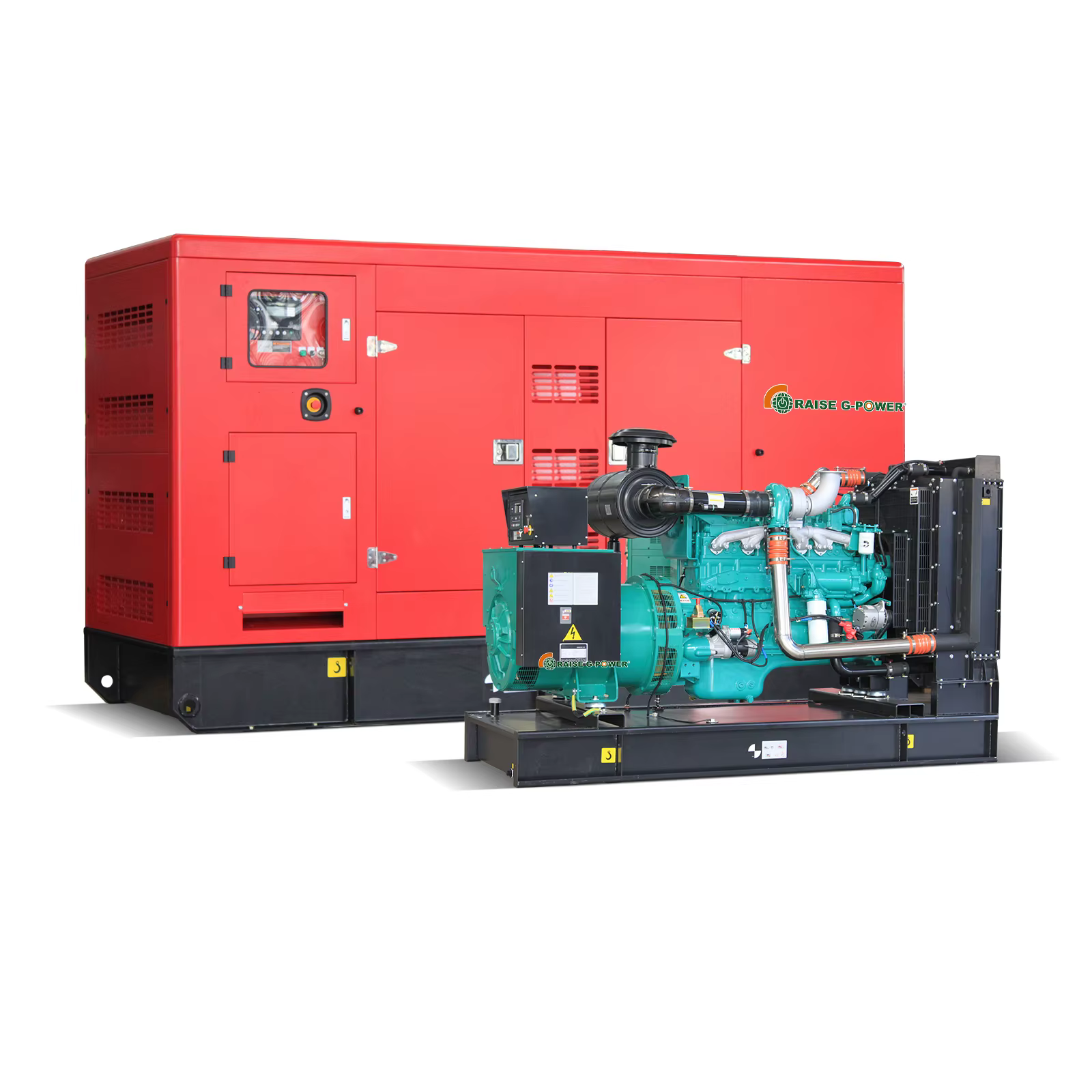 22kW Three-Phase Silent Diesel Generator 400V Auto Start Remote Start Open Frame — image 3