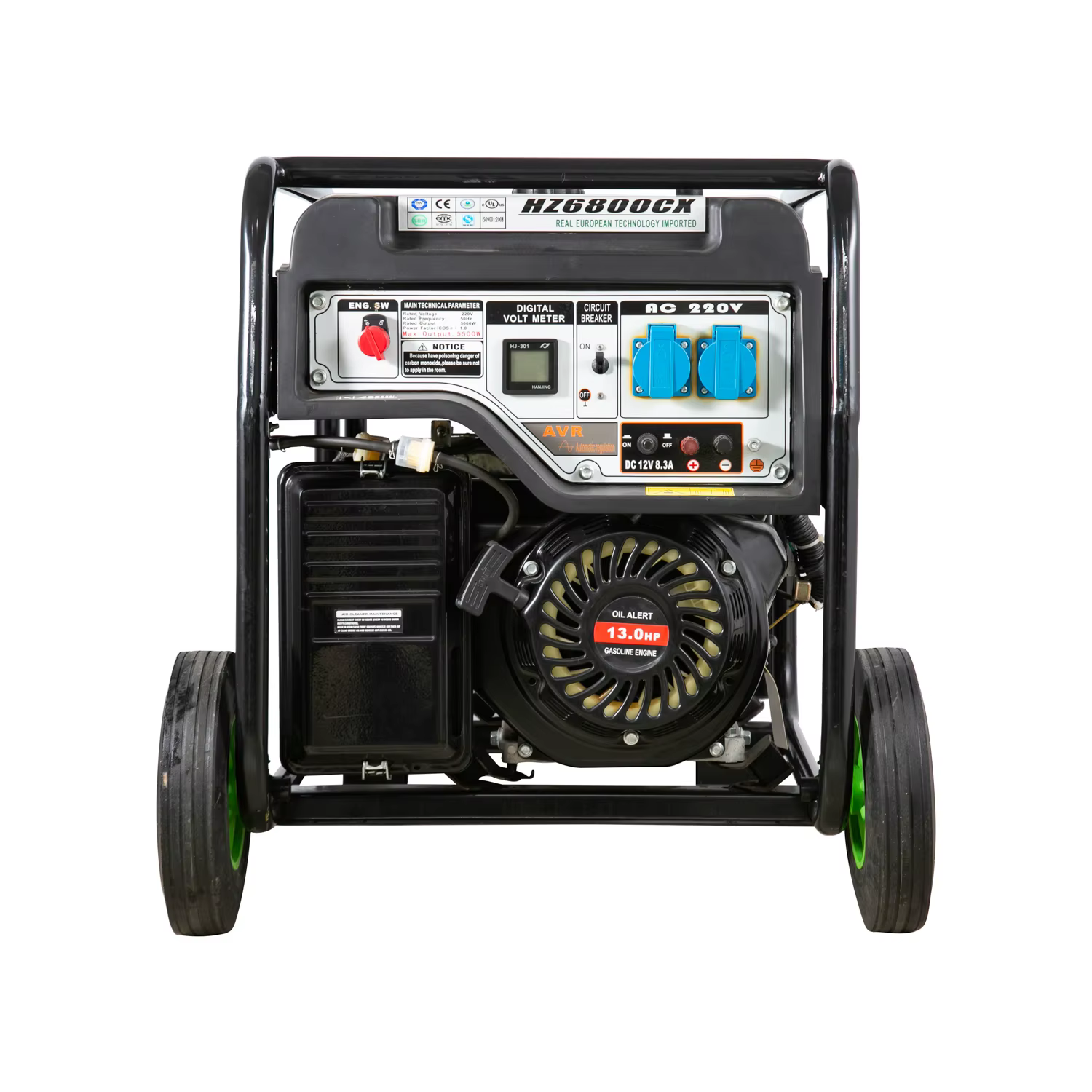 RAISE RZ12000LDE Super Silent Type Mobile Diesel Generator 9 KW 11 Kva Portable Genset Generator Diesel Engine Chinese Engine — image 4