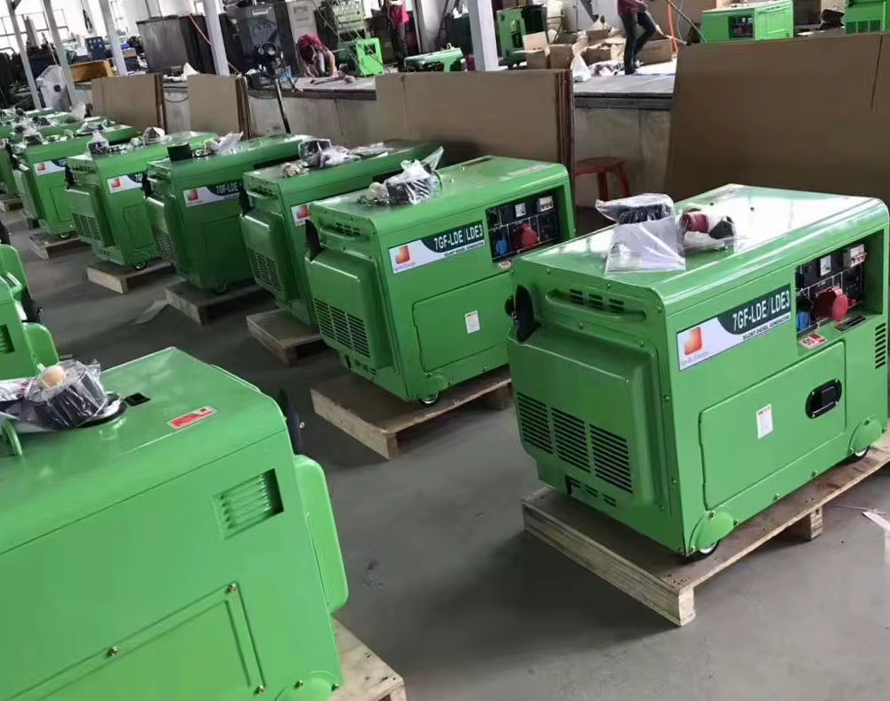 Customized Direct Sales 7.2kw 8kw 9Kva 10kva 9GF Portable  Silent Diesel Generator for Sale — image 5