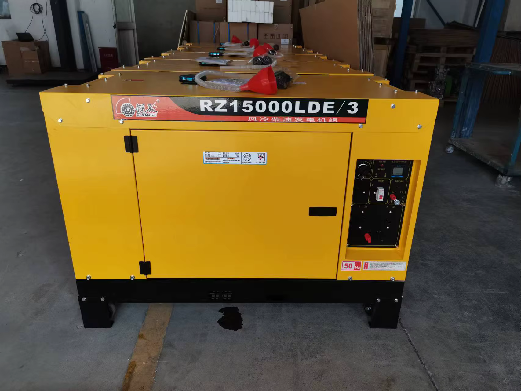 Quiet Series 10kw 12KVA 220V AC Single Phase Auto Start Air Cooled Portable Silent Diesel Generator Home Use — image 4