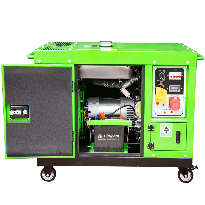 Silent Type 9kw 12hp Diesel Generator — image 4